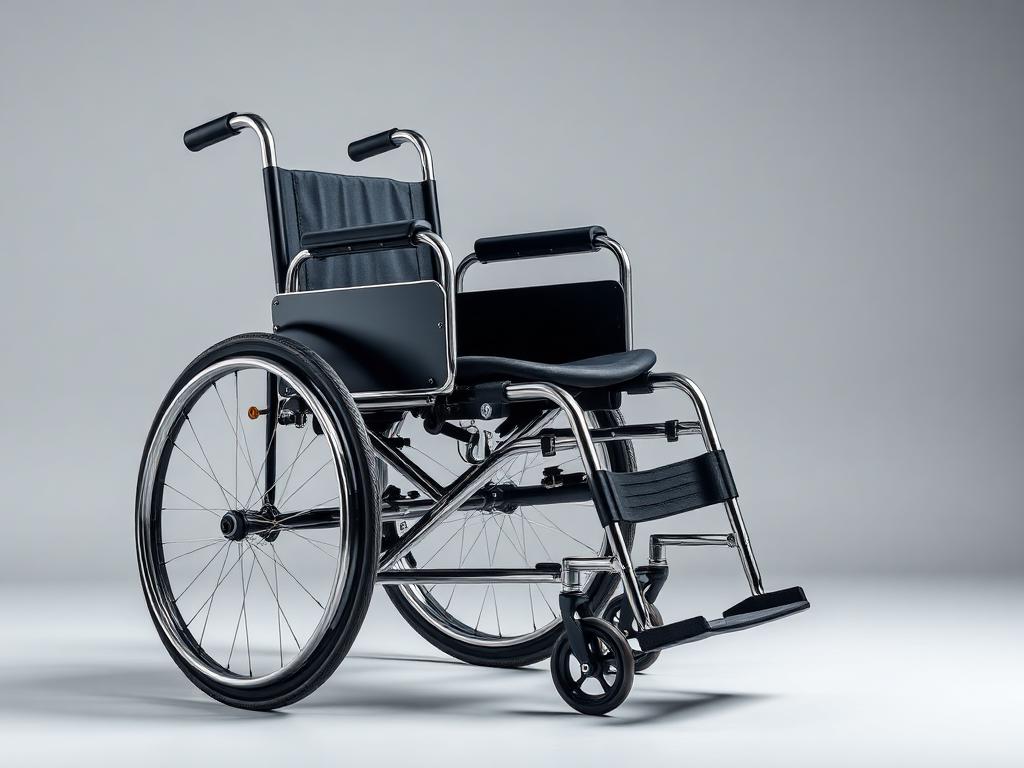 Heavy-Duty Steel Wheelchair โ Wheelchairs available at Khattri Surgicals, Kanpur